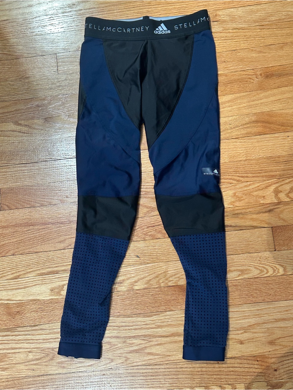 adidas by Stella McCartney Navy and Black Women's Athletic Leggings